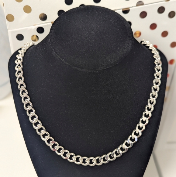 Silver men's necklace - Picture 1 of 1